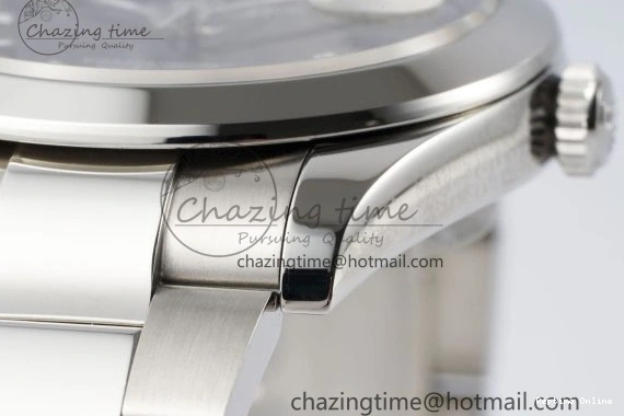 0107 Sophisticated DateJust 41 SS Polished Bezel KING 1:1 Best Edition 904L Steel Gray Stick Dial on Oyster Bracelet VR 2162